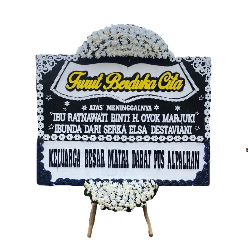 Papan Bunga Duka Cita